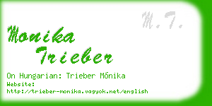 monika trieber business card
